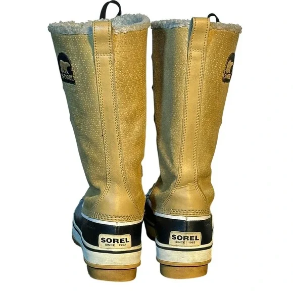 Sorel Tivoli High Women's Waterproof Snow Boots Lace Up Sherpa Lined Size 5.5 - Picture 3 of 16